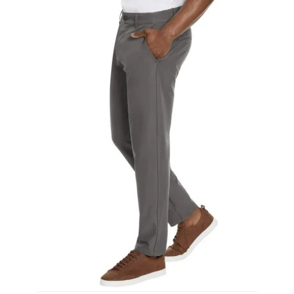 Marc New York Men's Commuter Pant Slim Fit 4 Way Stretch GRAY 30x32 - Picture 2 of 4